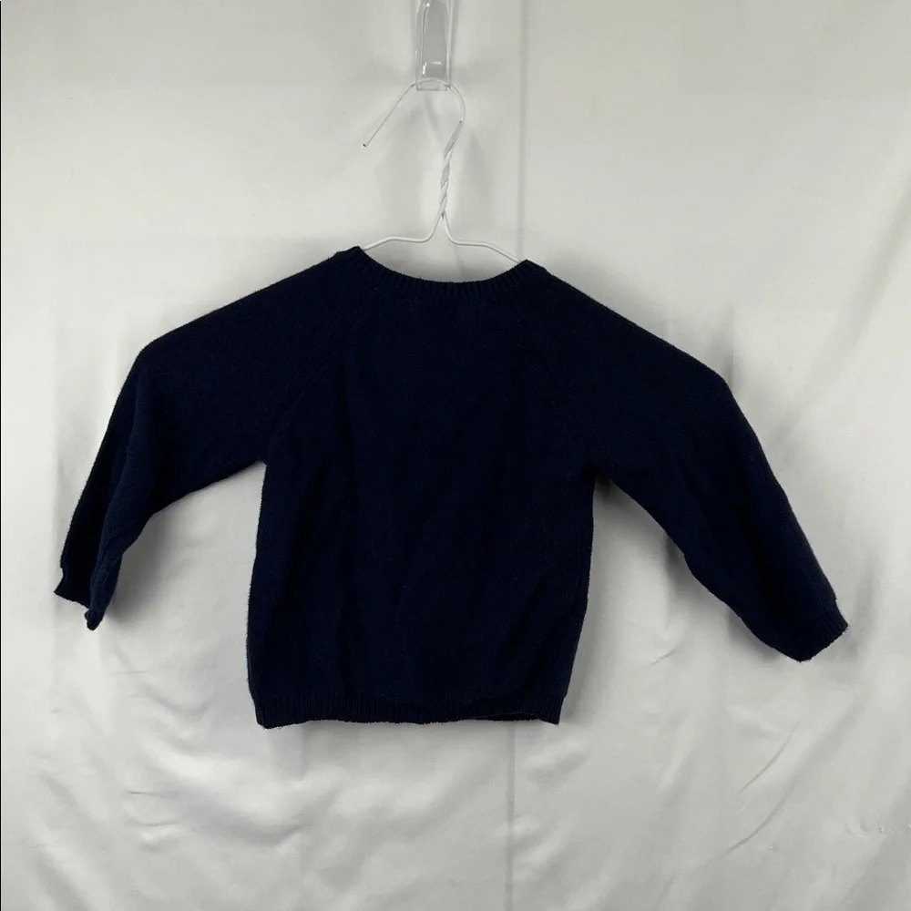 Gymboree - Girl’s Sweater - 18 to 24 Months - Navy - Button Down - Cable Knitt